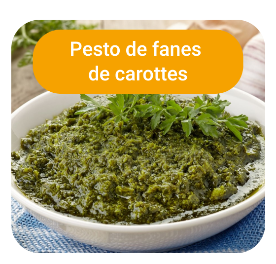 Pesto de fanes de carottes