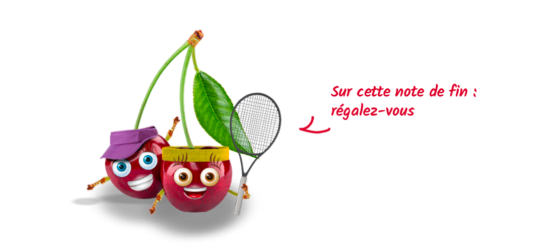 Régalez-vous avec Lise et Louise les cerises