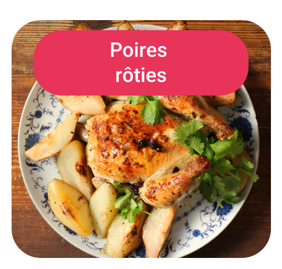 Poires rôties