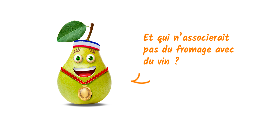 Victoire la poire, le fromage et le vin