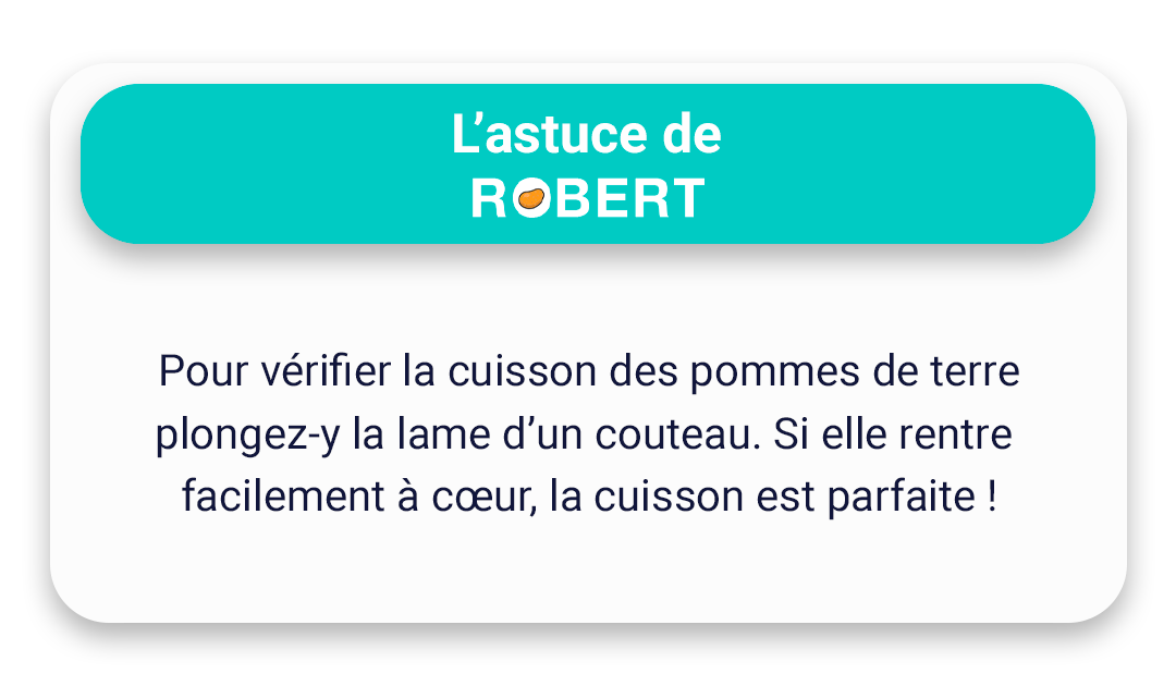 Astuce de Robert la pomme de terre