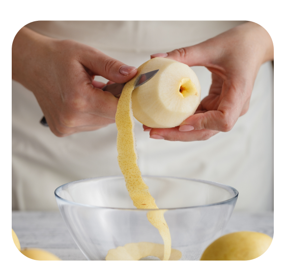 Astuce pour utiliser les épluchures de pomme