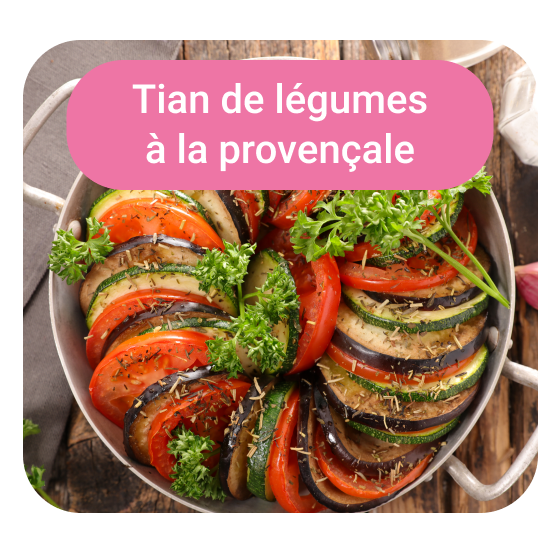 Recette de tian de légumes à la provençale