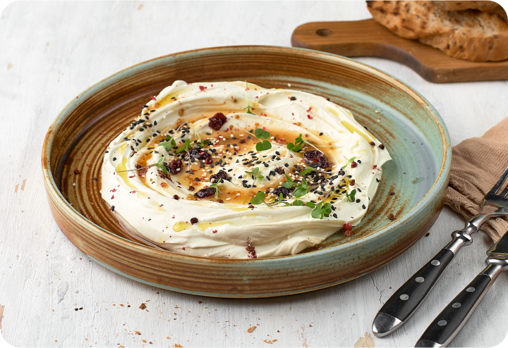 Dip de feta à l'ail confit